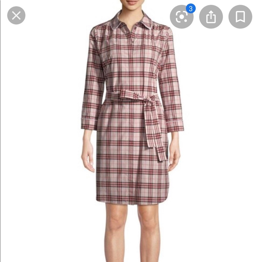 Burberry auth. Dress size 6 womens